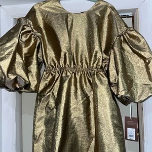 Kika Vargas x Target Gold Party Dress
